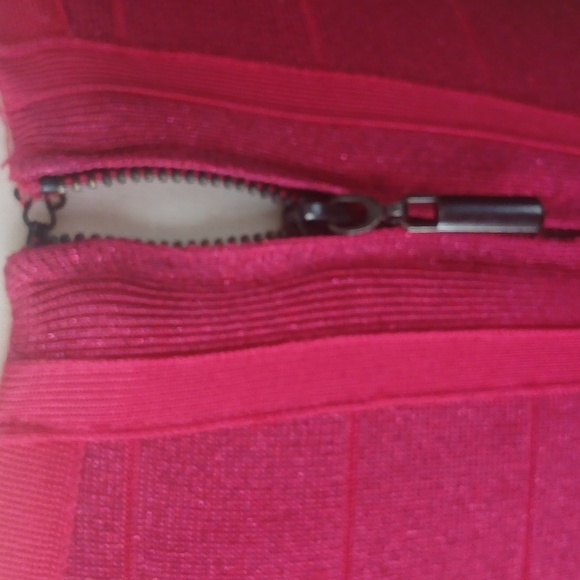 Strapless Pink Dress Bebe - Picture 4 of 12